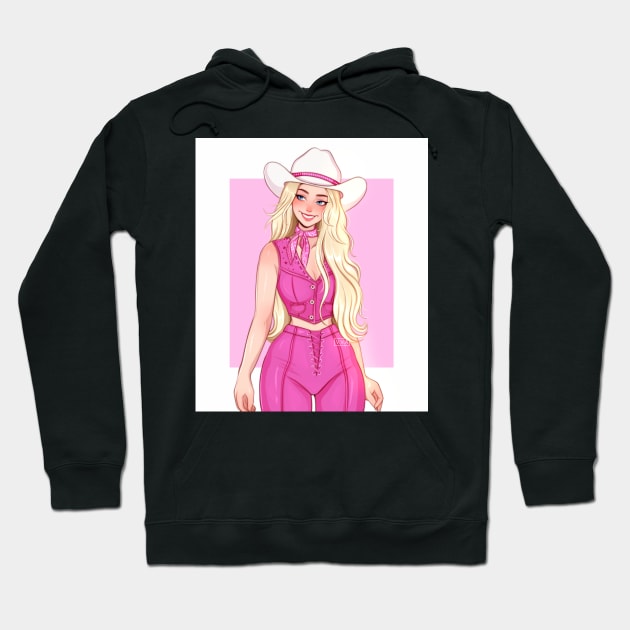 Fanart Doll Hoodie by Vivian Valentin Art